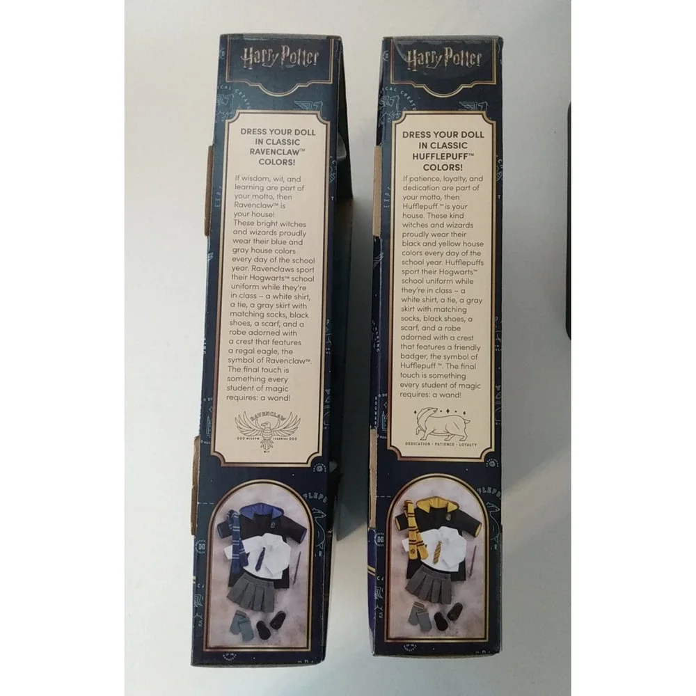 Lot Of 2 Harry Potter Hogwarts Ravenclaw & Hufflepuff Uniforms for 18